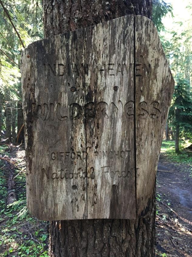 Sawtooth - Indian Heaven Wilderness Sign