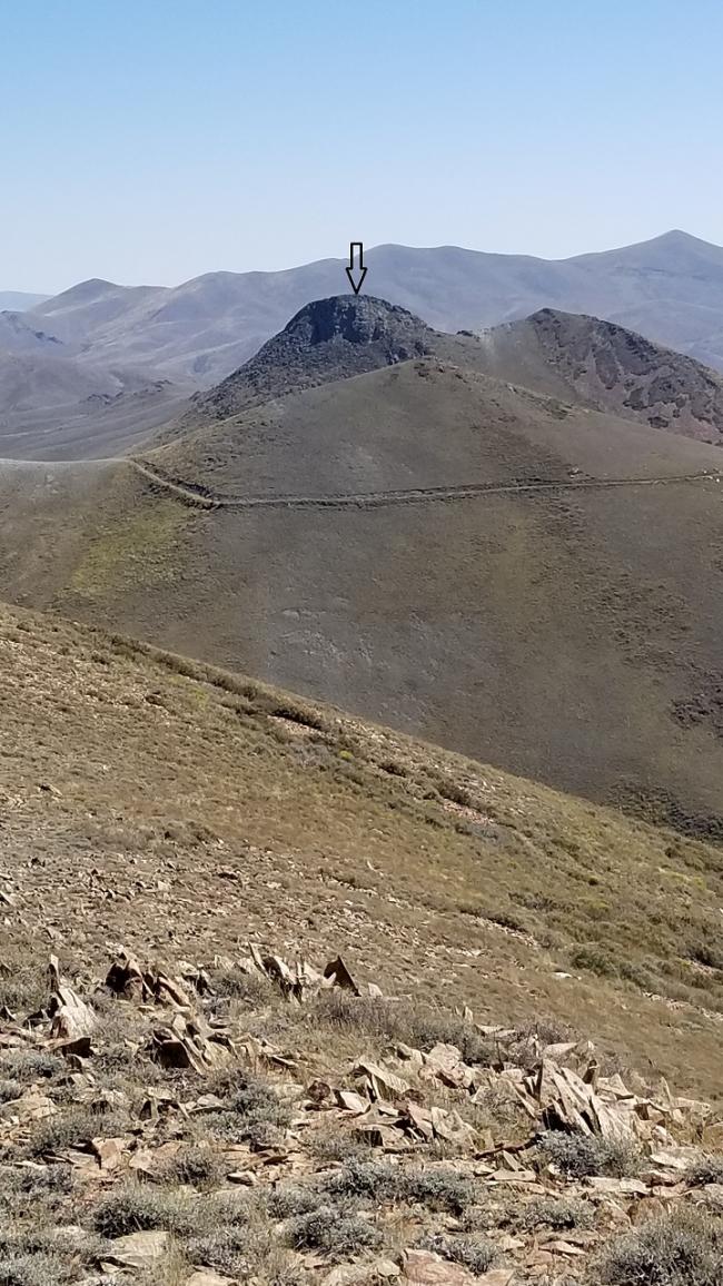 Hanks Peak in the Distance