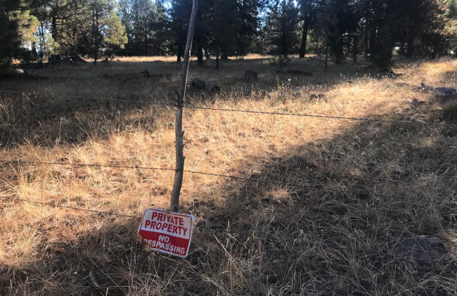 Fallen sign